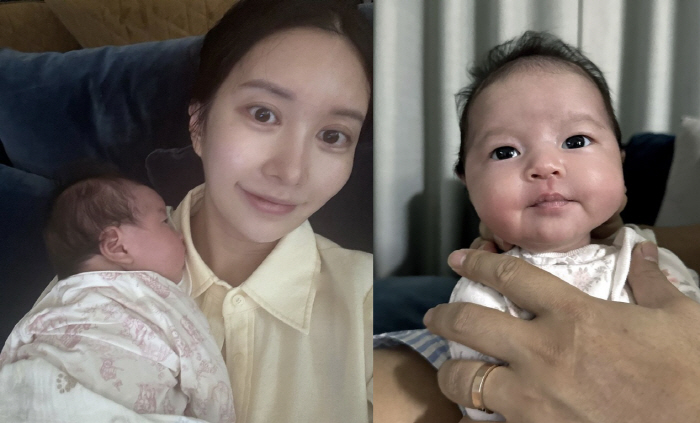 Lee Ji-hoon ♥' Ayane, my newborn daughter's eyes are so big that I can't stop crying just by looking at it.'