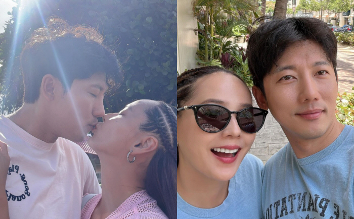  '13th Anniversary of Wedding''Ki Tae-young ♥ Yu-jin, still a honeymoon sweet kiss''Small happiness'