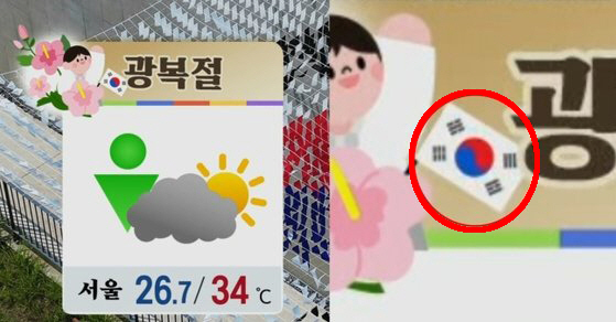 KBS's mistake that caused anger..On Liberation Day→What's wrong with 'Taegeukgi'? 