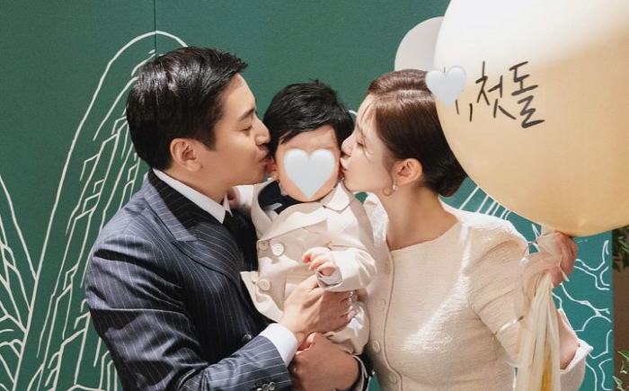 Eric ♥ Na Hye-mi, 'Bungeoppang' First birthday photo released 'I love you'...'Handsome'Visual family