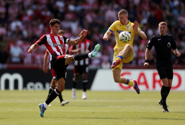 'Kim Ji-soo is absent' Brentford wins 2-1 over Crystal Palace... Japanese Kamada will play for 70 minutes