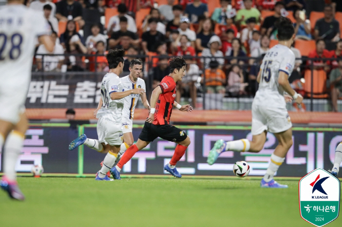 '0-2→3-2'Leading Gangwon, with three headers, it's time to shout 'First win of the foundation'