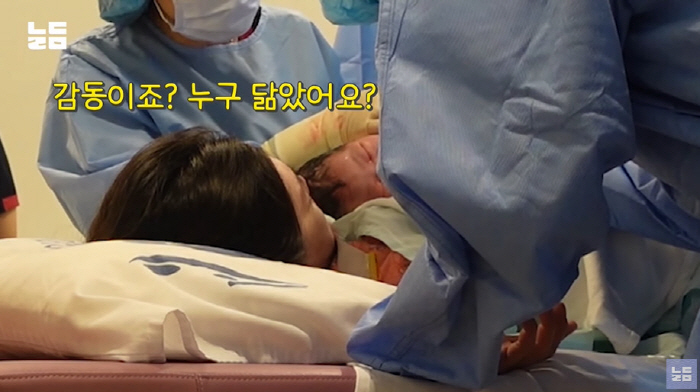 Yoon Nam-ki ♥ Lee Da-eun, '4kg'Revealing the 1st day of the birth of a super baby 'So pretty'('Namdarimaek')