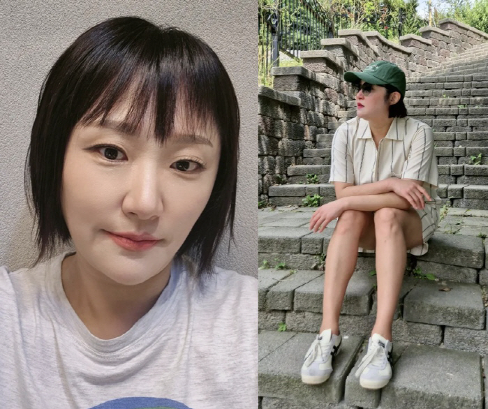 Is that right? Kim Hyun-sook, who lost 14kg, showed off her good looks with slim legs