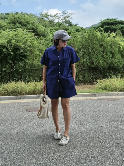 Is that right? Kim Hyun-sook, who lost 14kg, showed off her good looks with slim legs