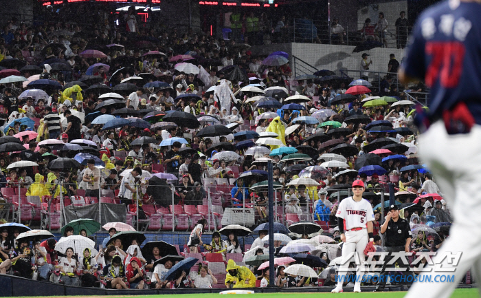 'I've been waiting for 40 minutes'Gwangju. Kim Do-young's equalizer  Socrates reverse hit was wasted and the game was stopped in the 4th inning → No Game Rain was canceled 