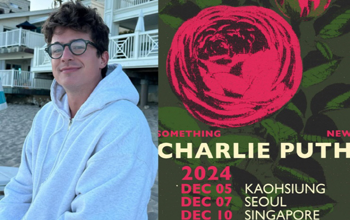 Charlie Puth to Korea for the First Time in a Year 'December 7, Performing at Gocheok Dome' 