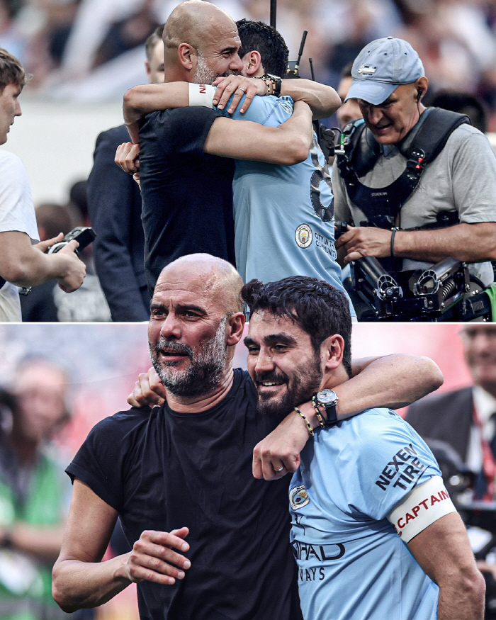 Barcelona doesn't even look at me.' Guendoan 'I'm at a Manchester restaurant 'Excited Reunion' with Pep after a year