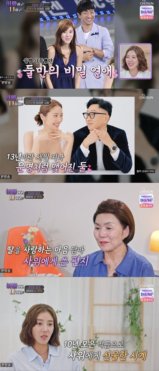  Son Dambi ♥ Lee Kyu Hyuk and Kim Yu Na hit me in the eyeBut you're not married? ('Dad and I')