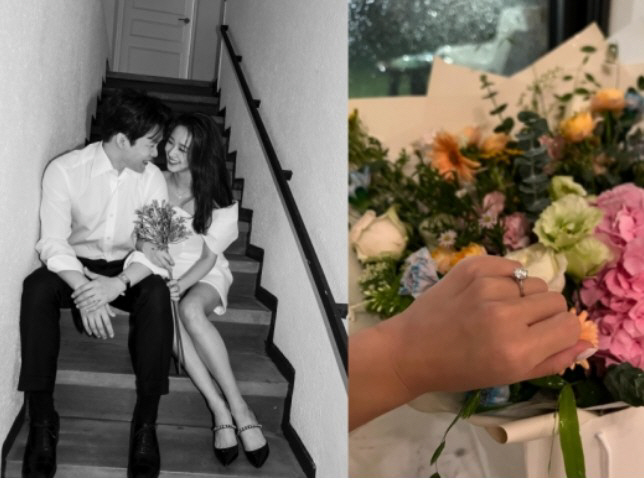  How many carats are there in your hand? Son Yeon-jae, ♥ Celebrating with a ring given to her husband who is 9 years older