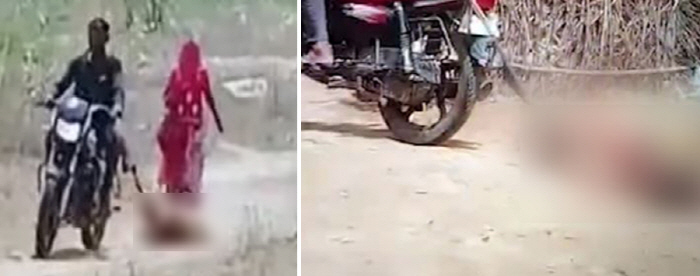 'Cruel' Husband Tied to Wife's Line and Dragged to Motorcycle, Why?