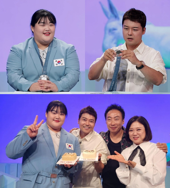 Weightlifting Park Hye-jeong meets Jeon Hyun-moo in silver 'The promise of broadcasting gives medal responsibility'('Sadanggui')