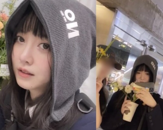  Koo Hye-sun, a 20-year-old KAIST alumnus who is supporting, looks younger than her