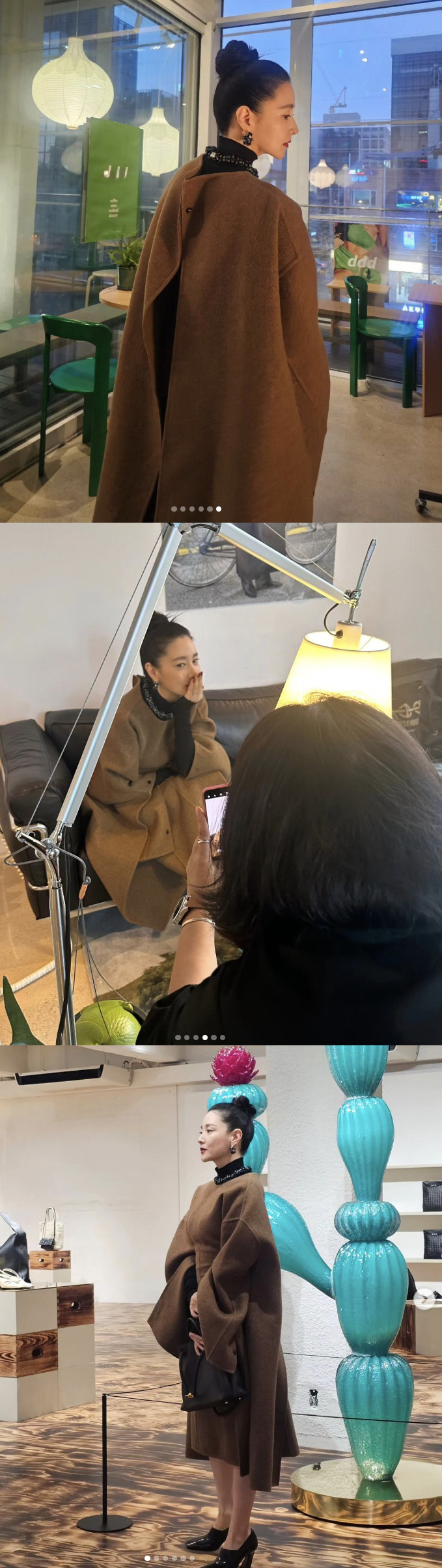 '53 years old' Lee Young-ae showed off her elegance with her hair and red lips. 'Unique goddess'