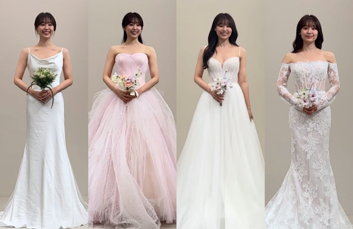 Song Jieun, angelic wedding dress..♥ Park Wi, happy worries will fall out