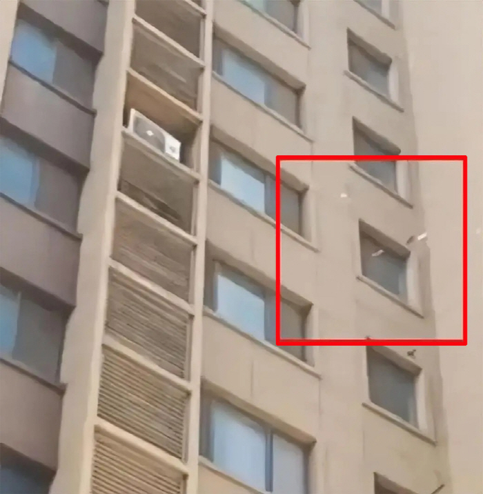 Woman who splashed out a fortune on the 11th floor of apartment building, eventually