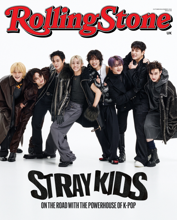 Stray Kids Decorates K-Pop's First 英 Rolling Stone Cover'Multipurpose Hexagon Global Star' 