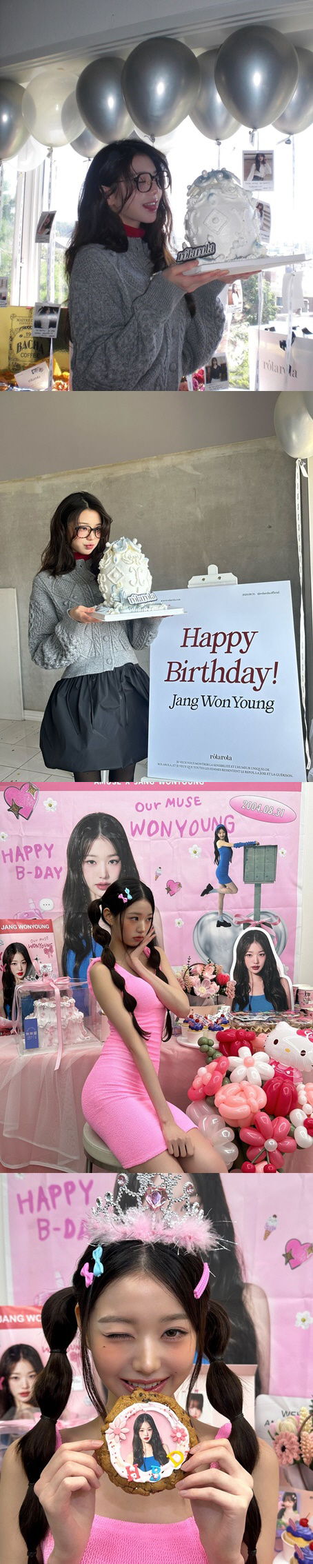 Jang Won-young's 20th birthday party 'Lucky Princess'