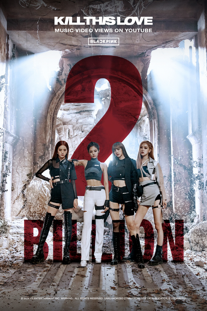  Blackpink's controversial 'Indoor Smoking → Plagiarism' M/V of 'Kill This Love' surpassed 2 billion views