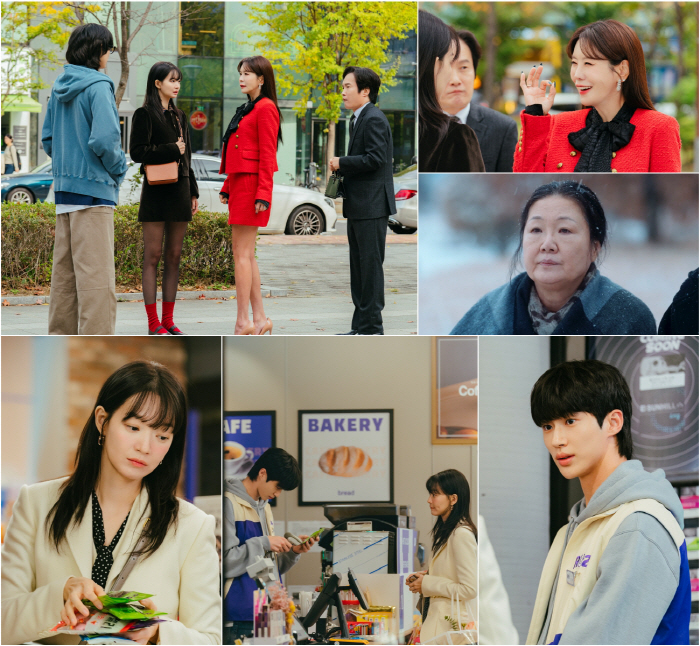 Sunjae → Byun Woo-seok, a part-timer at a convenience store, meets Shin Min-ah for the first time 'Puzzled'(Bang Sang-young) 