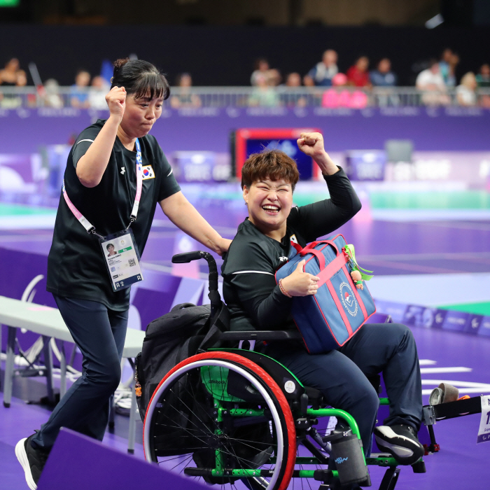  'Original filial piety event'Boccia's prowess. Men's and women's individual competition, Jeong Ho-won, Jeong Seong-jun, Jeong So-young, to the final, secured three 銀