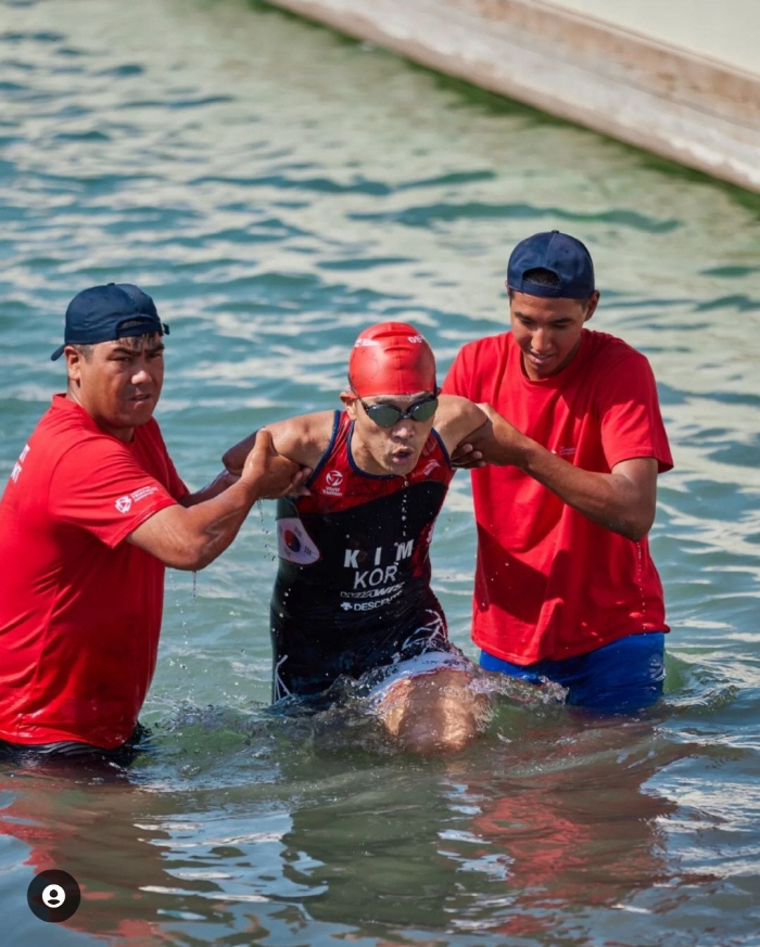 'The Seine River's water quality deteriorates, which was of concern'Kim Hwang-tae Paralympics'Triple of Iron Man'Schedule, postponed urgently to the 2nd