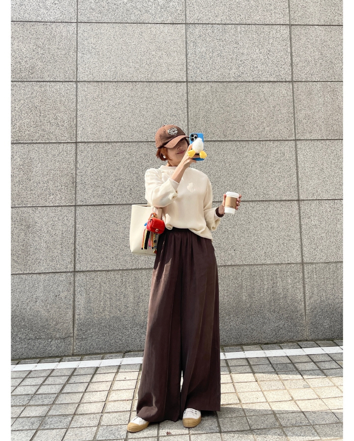 'Autumn vibe' Entertainer Choi Eunkyung has such a great sense of fashion