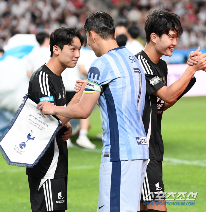 'Let's be close' ''Captain' meets Son Heung-min 'Youngest' Yang Min-hyuk's smile''I'll appeal his finishing ability regardless of age'