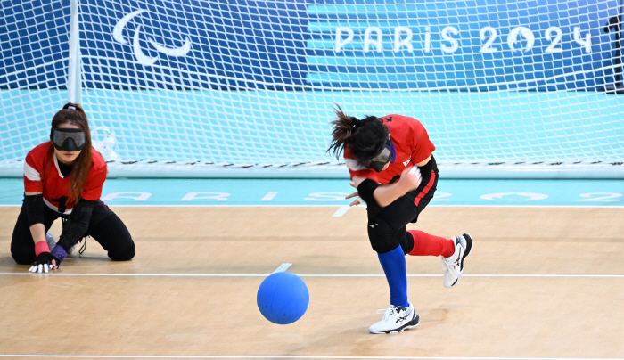  Hope for the semifinals of Korean goalball collapsed in front of the 'strongest enemy', but hope was confirmed