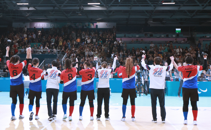  Hope for the semifinals of Korean goalball collapsed in front of the 'strongest enemy', but hope was confirmed