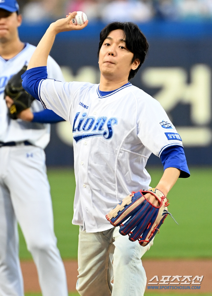 Heo Hyung-gyu wishes for Samsung's victory! | SportsChosun