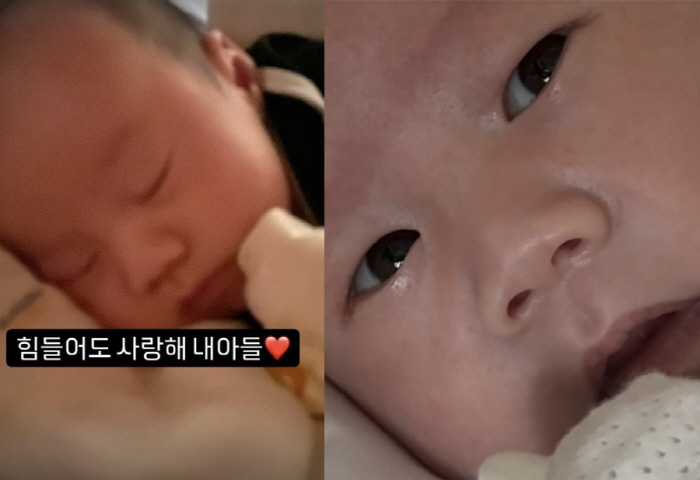 Kang Jae-jun, 1 month old 'Bungeoppang' parenting difficulties '549 a.m. My dream is to sleep all the way to my son.'