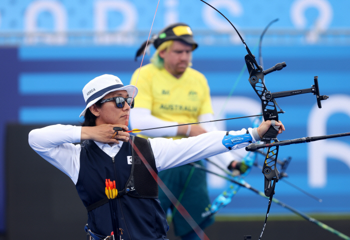  Gold medal dream stopped in the quarterfinals, archery Kwak Gun-hwi lost in the quarterfinals