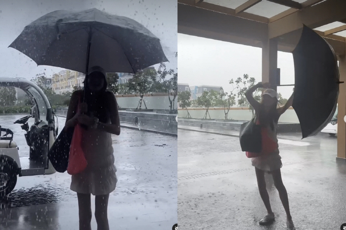 Yang Mi-ra, reeling from the 'Vietnam's all-time downpour'Will it be okay for me to go back to Korea tomorrow?'