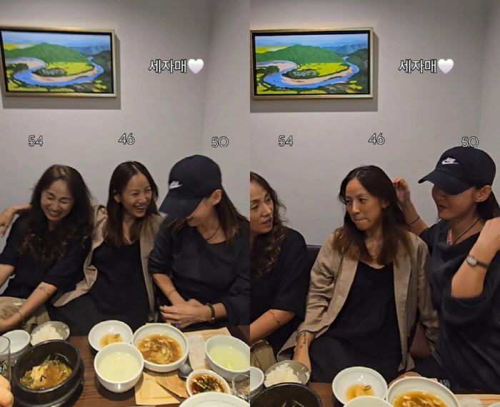 Lee Sang-soon ♥' Lee Hyo-ri has a good time with her sisters..'Three sisters after a long time'