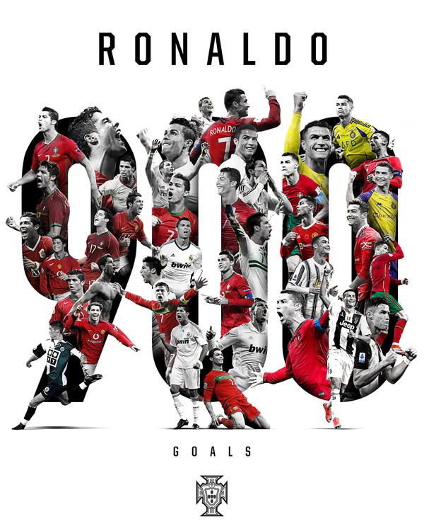 'My goal is 1,000 goals!' Ronaldo reached the 900th goal in history. Can he really score 1,000 goals?'