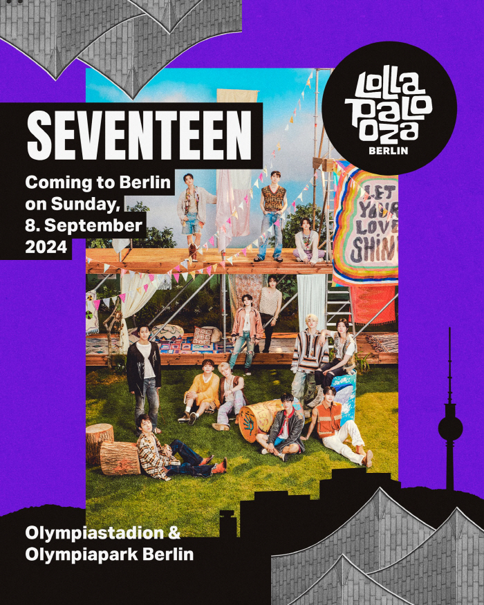 SEVENTEEN's 'Lollapalooza Berlin' is ready for an overwhelming performance. 