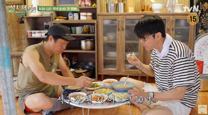 'What are we going to do?' Cha Seung-won X Yoo Hae-jin, '10th year'A family cozy time (ft. Lim Young-woong and Kim Go-eun) ('Three Meals a Day Light')