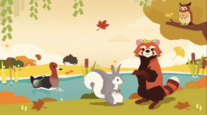 Neglected animal healing game 'Forrest Island', Maple Pass update to celebrate autumn