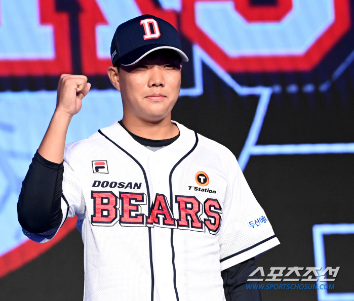 Beast Choi Dae-eo, in Doosan's arms...Park Jun-soon 'Contact that does not get pushed by any ball is my strength' 