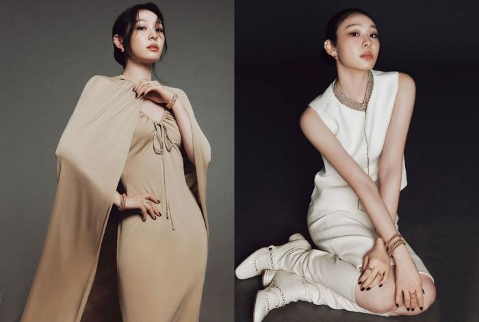  Kim Yu-na is elegant and elegant in fall