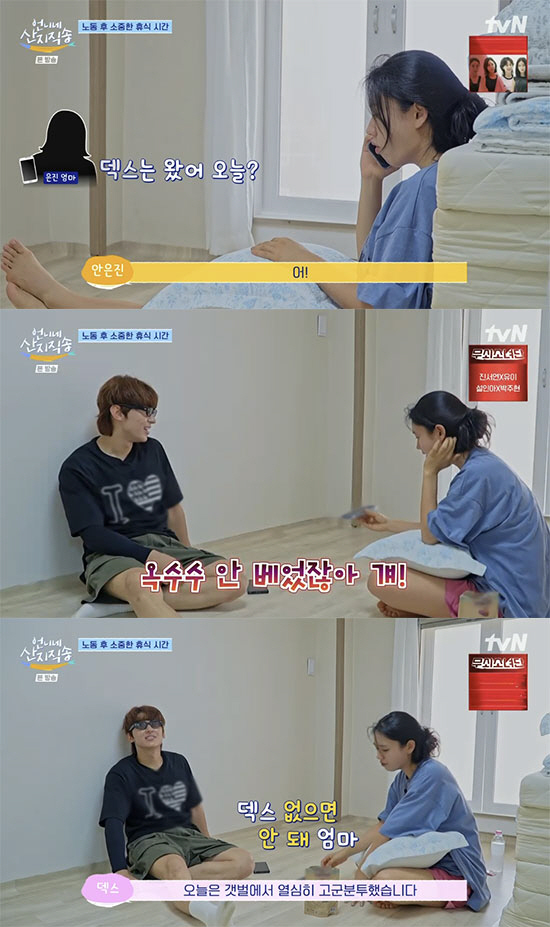 'Did Dex come?'Ahn Eun-jin asks how she is doing 'true fan' smile explodes ('sister's direct delivery to the mountain area')'