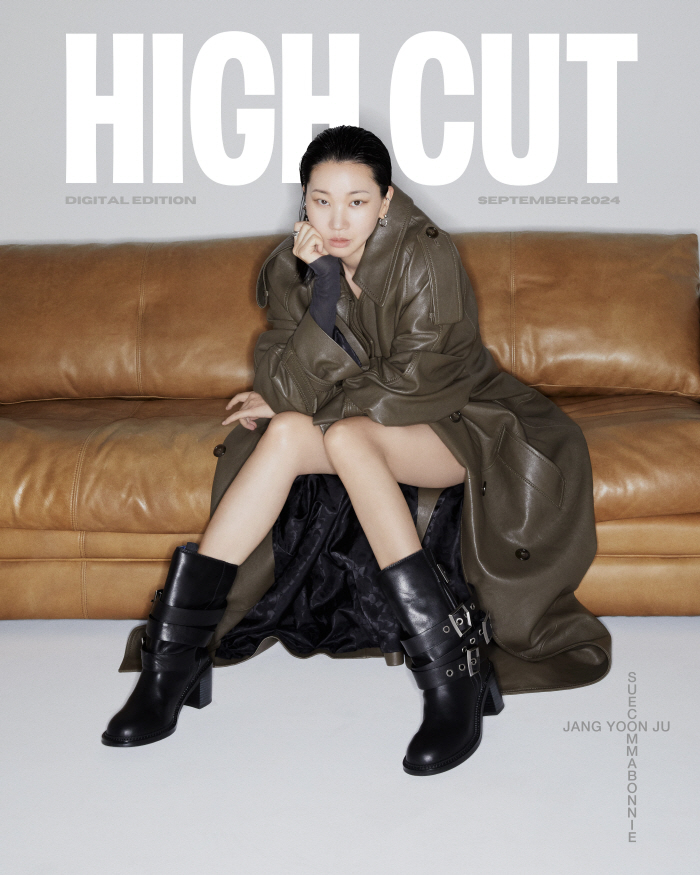 Jang Yoon-joo reveals the photo shoot of the chic autumn goddess'High Cut'