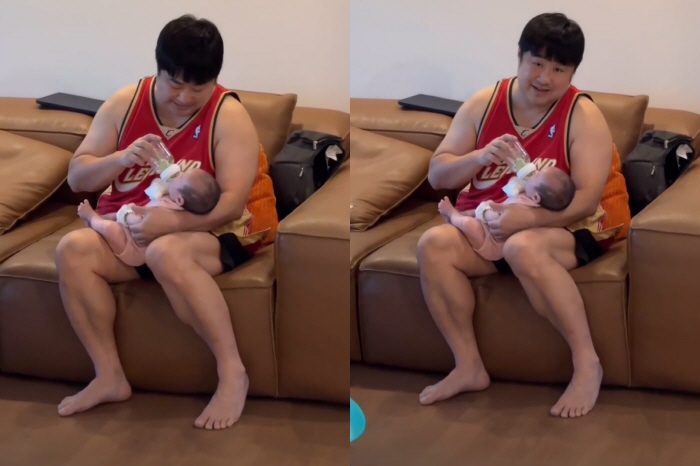 Lee Eunhyung, novice dad ♥ support Kang Jaejun..You're good at raising children