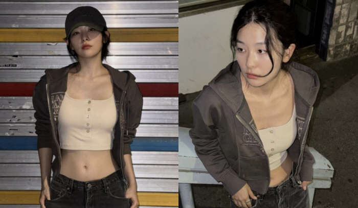  'Red Velvet' Seulgi, what a twist to your body? The S-line's narrow waist 'Snow path'