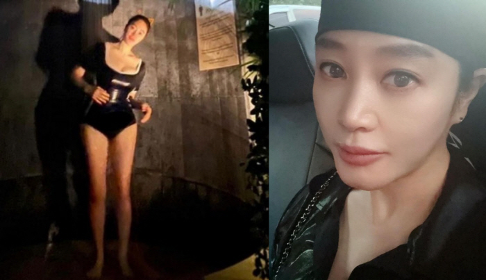  This is the perfect body! '54 years old' Kim Hye-soo reveals his unconventional swimsuit