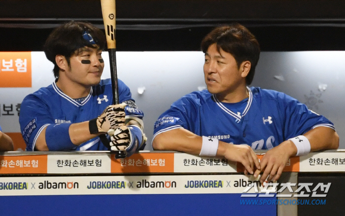 'Who sent a heart to Park Byung-ho?' Wontaein is so into home runs...Samsung's atmosphere is hot