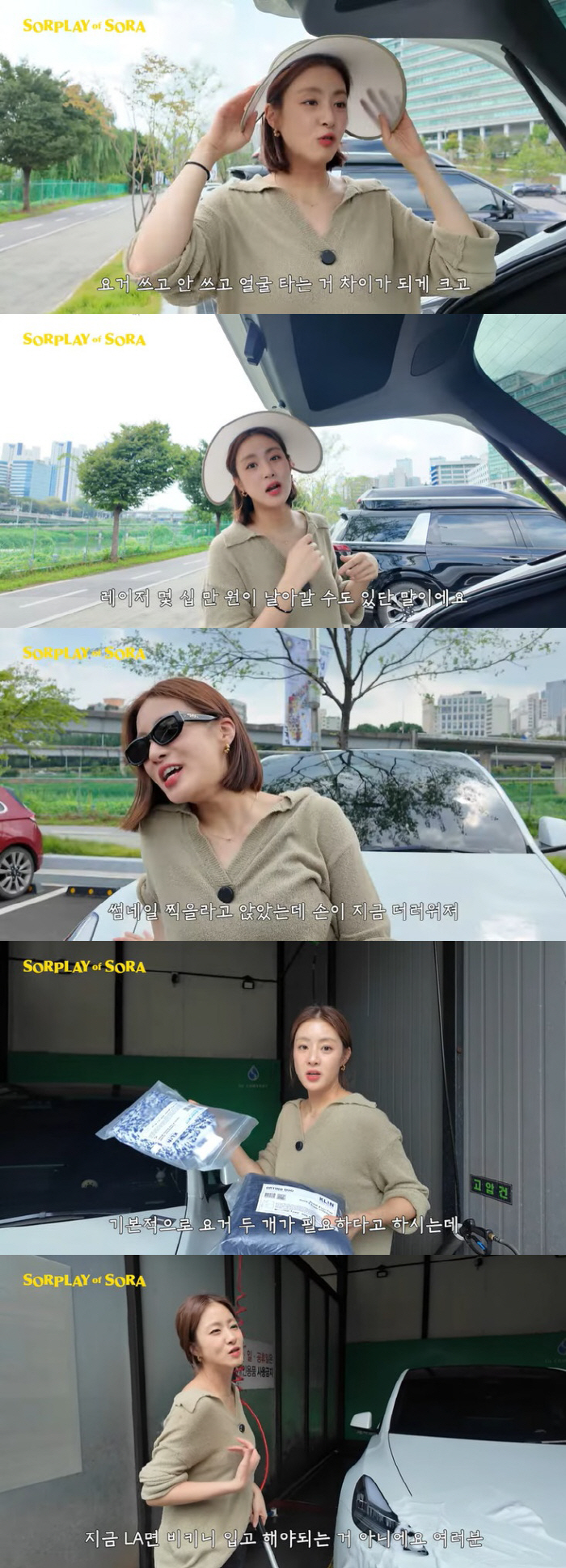 Doctor of Oriental Medicine ♥' Kang So-ra unveils electric car worth 70 million won'I have to wash my car wearing bikini'