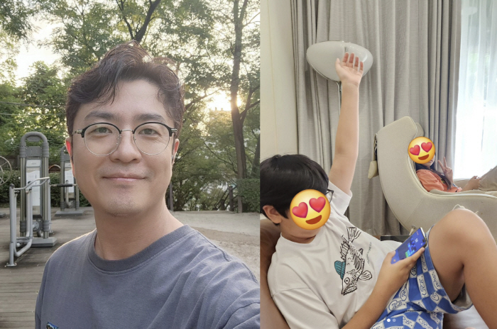 'Divorce Park Ji-yoon' Choi Dong-seok, happy Chuseok with his two children..He's cleaning up his new house