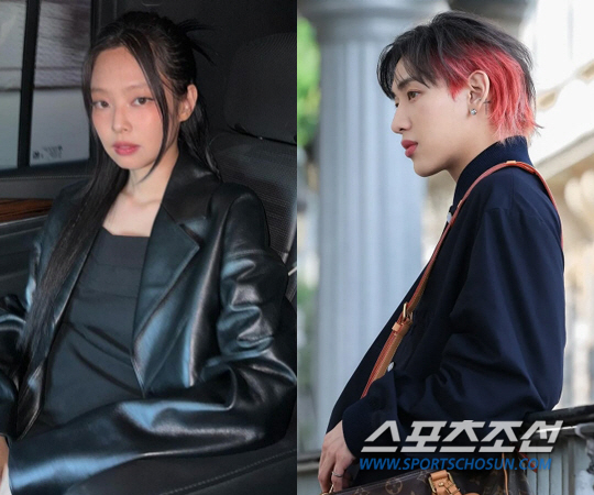 BLACKPINK Jenny and GOT7 BamBam were photographed in paparazzi..Walking side by side 'Smile'